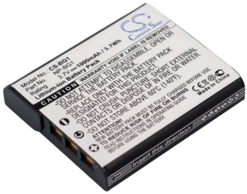 Sony Cyber-shot DSC-H50/B, 3.7V, 1000 mAh