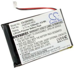 010-00538-78 för Garmin, 3.6(3.7V), 1250 mAh