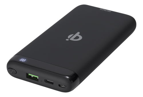 10000mAh PowerBank QI 1x USB-A 1x USB-C PD