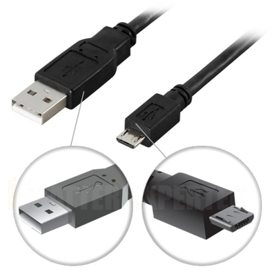 USB 2.0 kabel Typ A Hane - Typ Micro B Hane