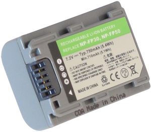 NP-FP50 ersättningsbatteri