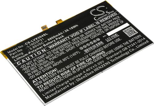 Lenovo TB-X304F/L, 3.85V, 6800 mAh