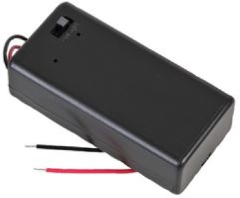 Batterihållare med switch för 9V x 1