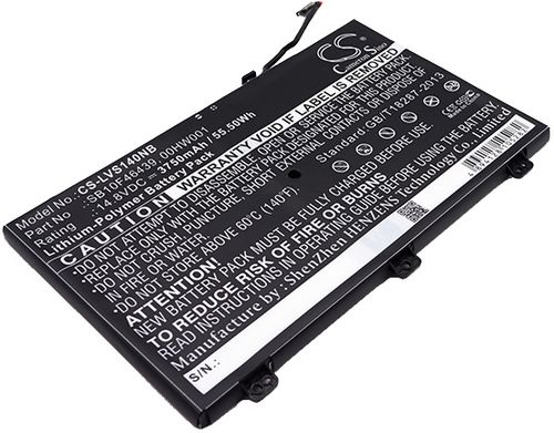00HW001 för Lenovo, 14.8V, 3750 mAh