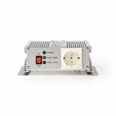 Strömomvandlare Modifierad Sinusvåg 12 VDC - AC 230V 600W F (CEE 7/3)