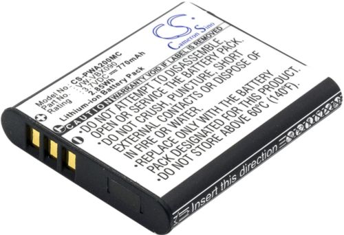 Panasonic HX-WA03W, 3.7V, 770 mAh