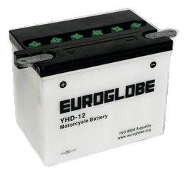12V YHD4-12 MC-batteri 28Ah 204 x 132 x 165 mm