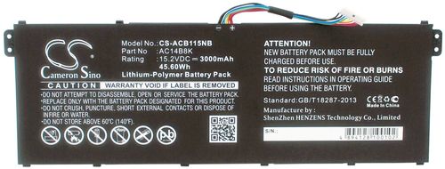 Acer TravelMate Spin B1 B118-RN-C6FD, 15.2V, 3000 mAh