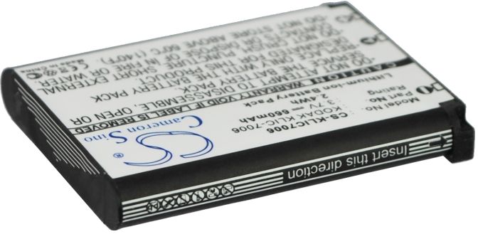 Kodak PIXPRO X53, 3.7V, 660 mAh