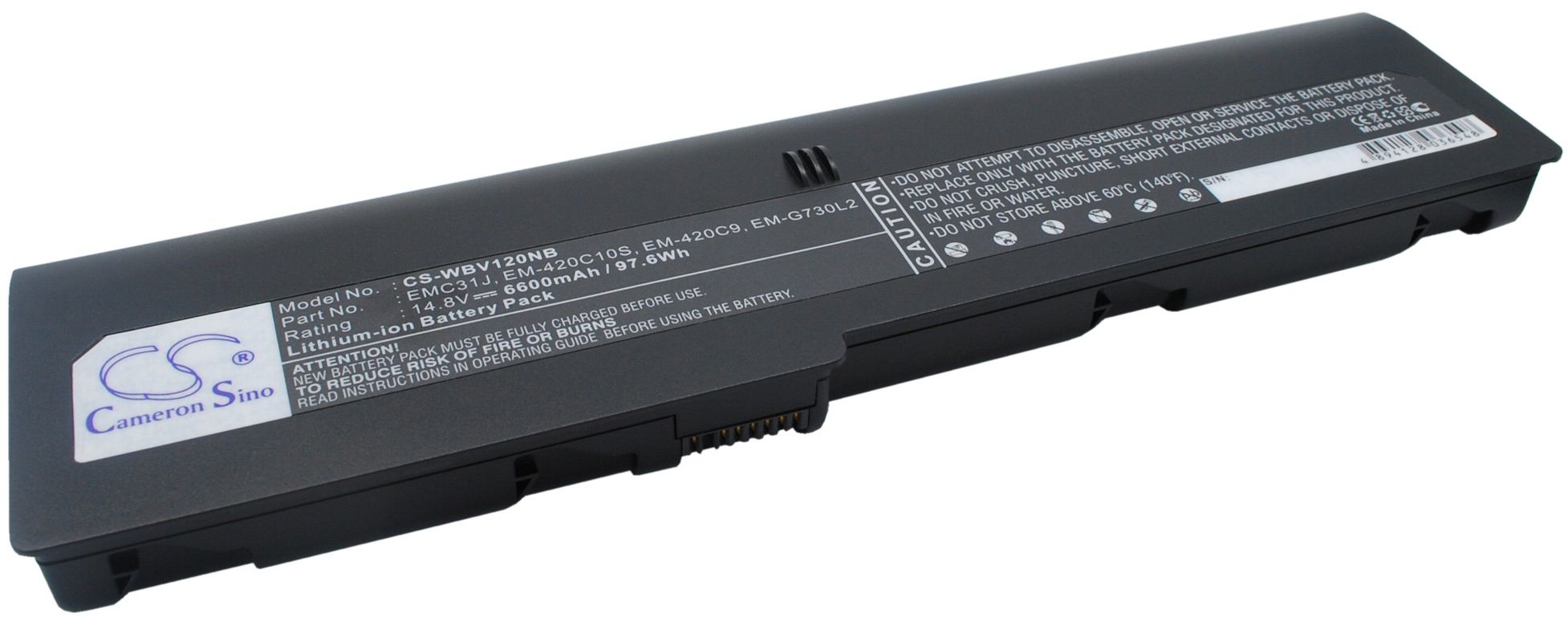Winbook J4-G730, 14.8V, 6600 mAh