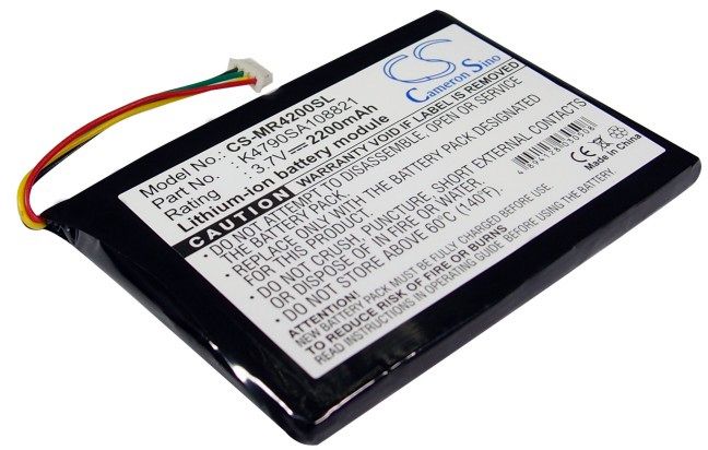 Magellan Maestro 4250, 3.7V, 2200 mAh