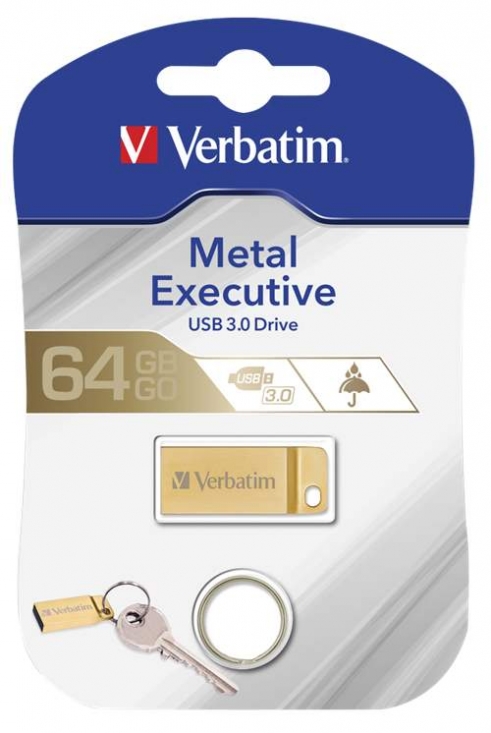 64GB 3.0 USB-Minne Go Metal Executive Verbatim