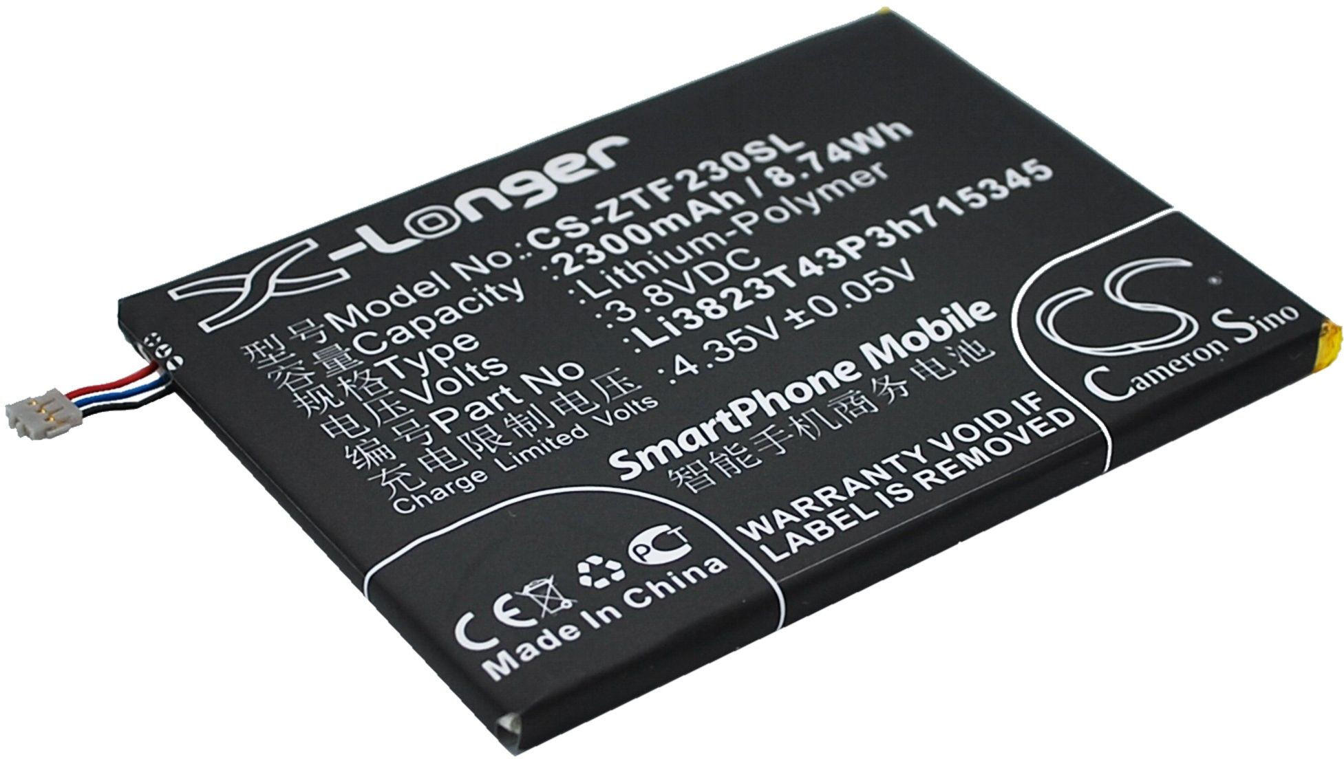 Zte MF910 4G LTE, 3.8V, 2300 mAh