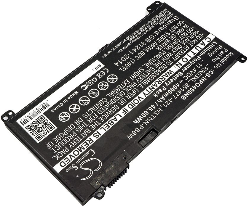 RR03048XL för HP, 11.4V, 4000 mAh