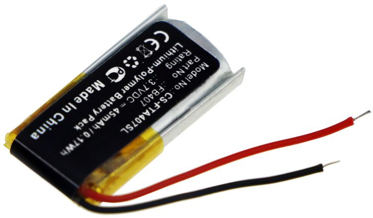 FB407 for Fitbit, 3.7V, 45 mAh