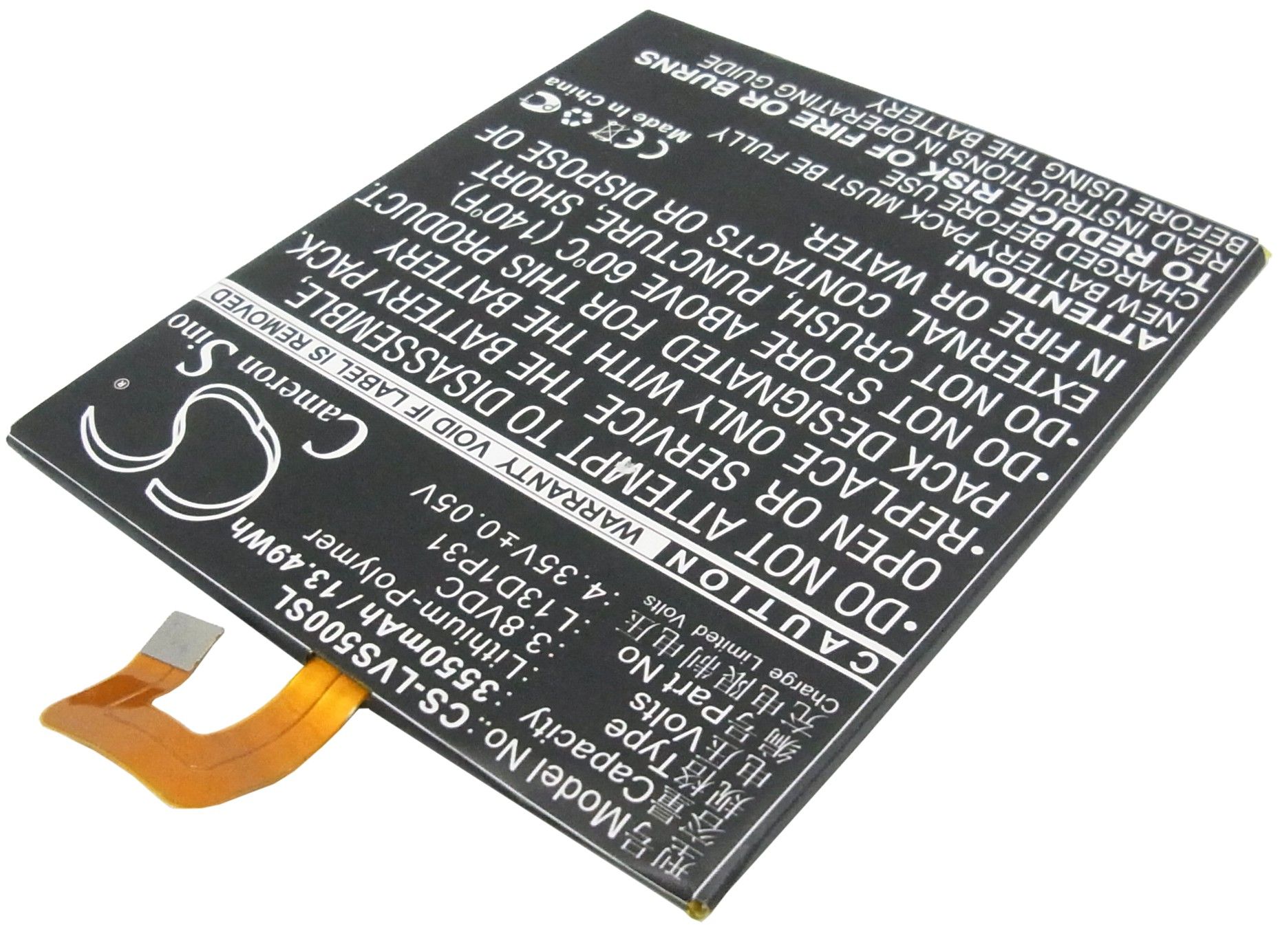 L13D1P31 för Lenovo, 3.8V, 3550 mAh