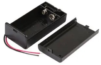 Batterihållare med switch för 9V x 1