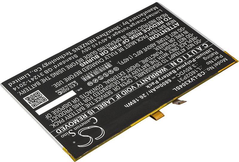 Lenovo TB-X304F/L, 3.85V, 6800 mAh