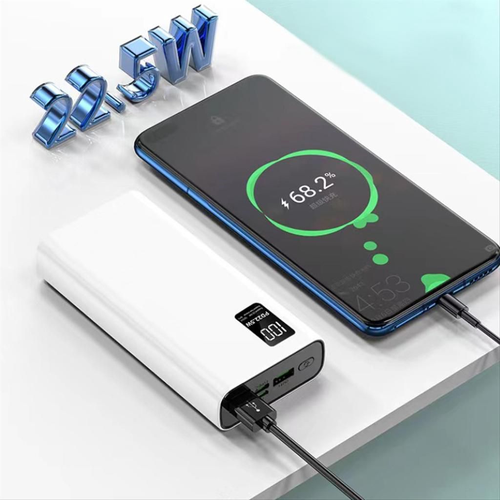 SiGN Super Powerbank 10000mAh, 22.5W Vit hos Batteriexperten.