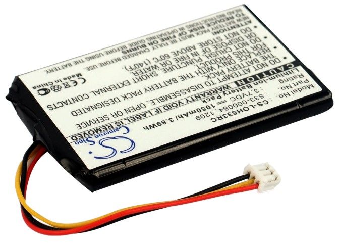 533-000084 för Logitech, 3.7V, 1050 mAh