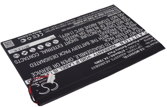 Medion Lifetab S9512, 3.7V, 6700 mAh