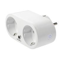 Qnect Smart WiFi Dubbelkontakt 13A