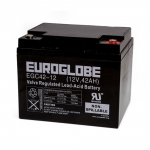 12V EGC42-12 AGM Batteri 42Ah 197 x 165 x 170 mm Euroglobe