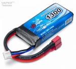 LiPo 2S 7,4V 30C 1.300 mAh, T-Stecker Vapex