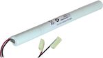 4,8 V, 2,1 Ah, Stab mit 20 cm Kabeln, NiMH