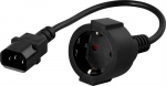 Jordet apparat/forlengningskabel for tilkobling mellom nettdel/kabel