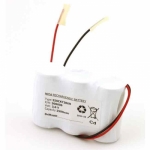 3.6V, 2.5Ah, 5 cm Kabel seitlich, NiCd 250CKT3B6H