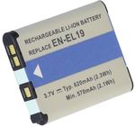 EN-EL19 ersättningsbatteri