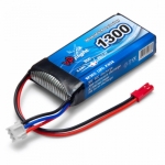Li-Po 2S 7,4V 30C 1.300 mAh, JST-RCY (BEC)-kontakt Vapex