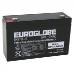6V 12Ah (AGM) 151 x 51 x 94 Euroglobe