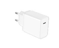 SiGN Vegglader USB-C PD, 25W 3A - Hvit