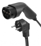 Laddkabel för elbil med Schuko till Typ2 10A/16A 1-Fas 3.6KW 4 + 1.5 Meter (Portabel laddare)