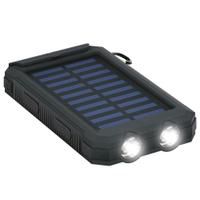 SiGN Solcelle Powerbank, 8000mAh - Svart