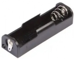 Batteriehalter, Lötmontage, 1x AA