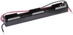 Batteriehalter, lang, bedrahtet, 2x AA