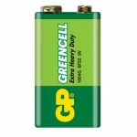 Zink-Braunstein-Zelle für Rauchmelder, 9V greencell