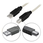 USB 2.0 kabel Typ A hane - Typ B hane