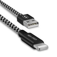 SiGN Skin Lightning-kabel 2.1A 0,25 m - Svart/Vit