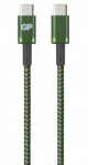 USB 2.0 kabel Type C output Type C output, for lading/dataoverføring til mobiltelefoner/PDA, 1m, Grønn