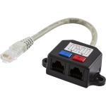 Y-kabel för nätverk, 1xRJ45 ha till 2xRJ45 ho, UTP Cat5