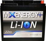 12V 22Ah MX Energy Li-ion (LiFePO4) 183 x 170 x 76