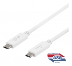 USB-C - USB C 100W Hvit