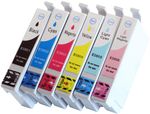 T080 Tintenpatrone MultiPack Bk/C/M/Y/LC/LM passend für Epson
