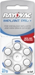 Batterien für Hörgeräte Rayovac EXTRA 675P cochlear implant pro plus 6st/Verp.
