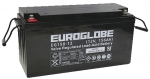 12V EG150-12 AGM Batteri 156Ah 483x 170 x 240 mm Euroglobe