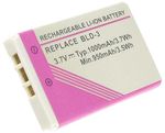 BLD-3 erstatningsbatteri